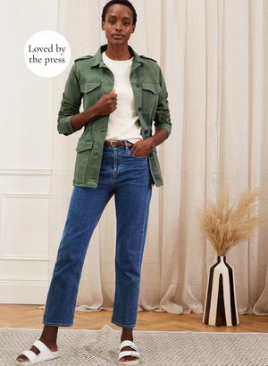 The Organic Girlfriend Jean in Washed Indigo