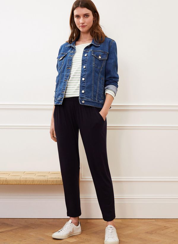 image of Neath Jersey Pant in Caviar Black