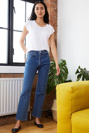 The Organic Straight Leg Jean in Indigo