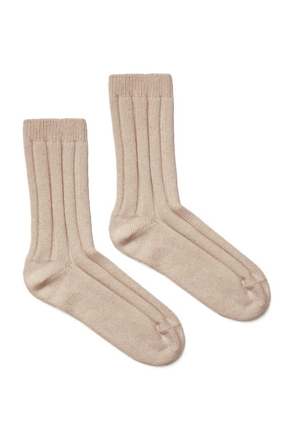 image of Darcy Eco Cashmere Socks in Natural