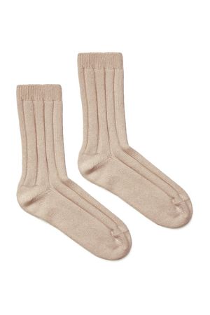 Darcy Eco Cashmere Socks in Natural