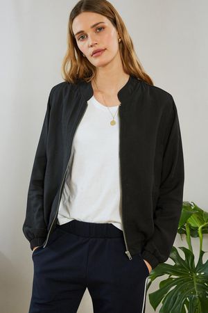 Emory Lyocell Jacket in Caviar Black