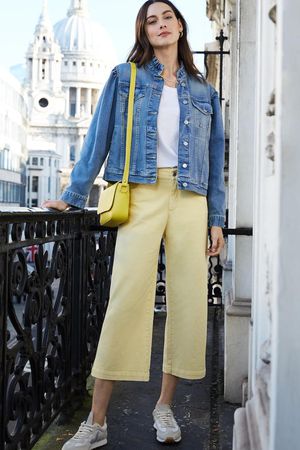Gail Organic Jean in Daffodil