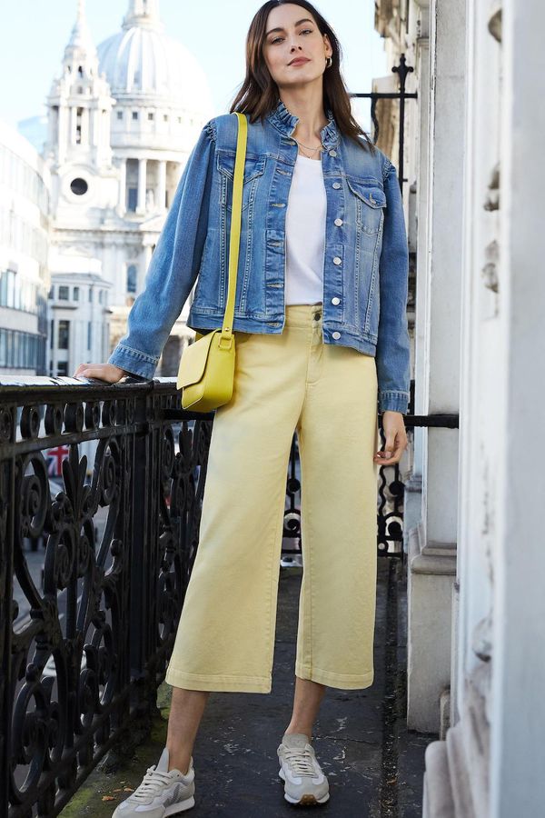 image of Gail Organic Jean in Daffodil