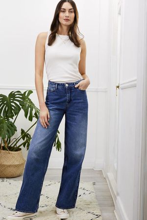 Erin Organic Jean in Washed Indigo