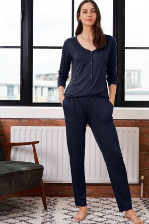 Peace Lyocell Pant in Classic Navy