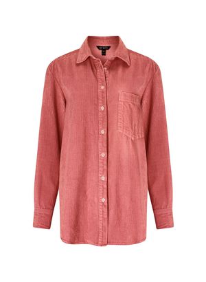 Nadia BCI Cotton Shirt in Salmon