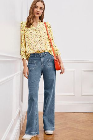 Lou Organic Jean in Light Indigo Wash