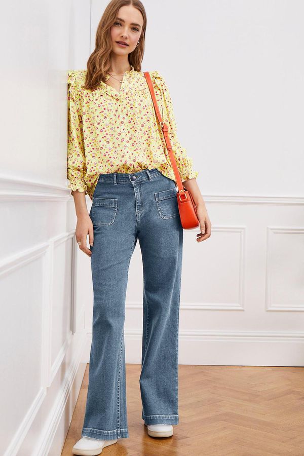 image of Lou Organic Jean in Light Indigo Wash