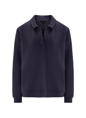 Georgette Organic Sweatshirt in Deep Indigo