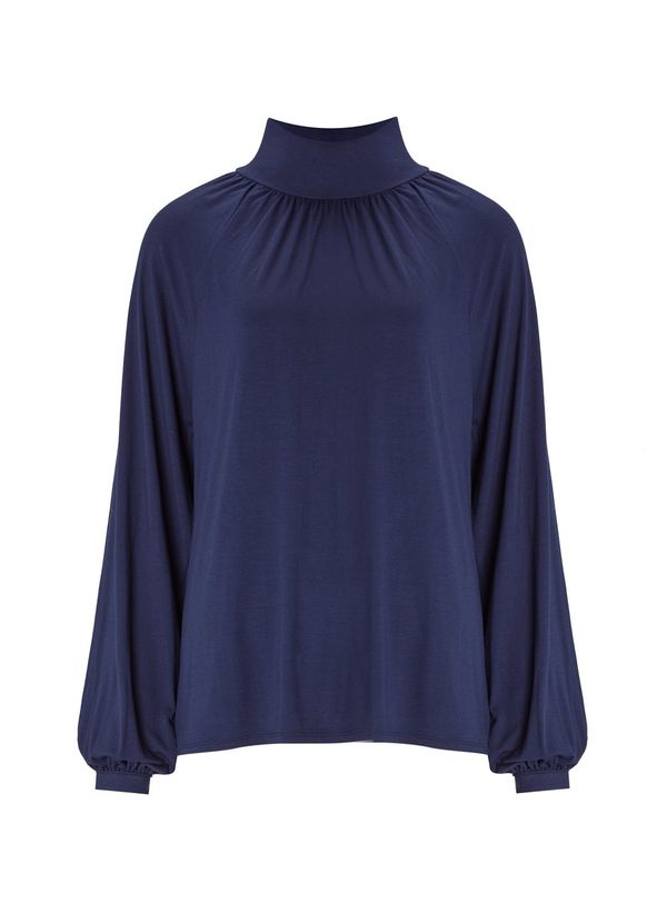 image of Raki Top with Lenzing Ecovero in Deep Indigo