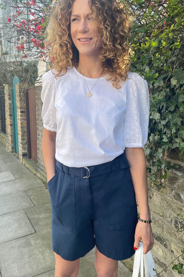 image of Mirabell Organic Shorts in Indigo