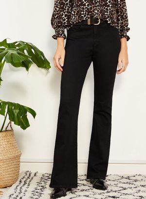 Frankie Organic Jean in Caviar Black
