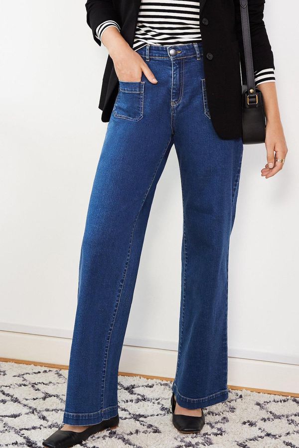 image of Lou Organic Jean in Washed Indigo