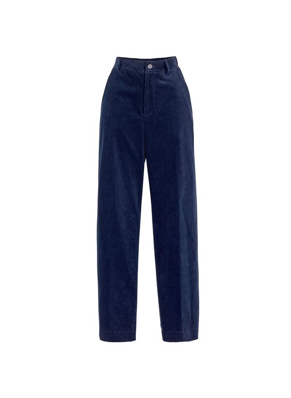 image of Perry BCI Cotton Trouser in Deep Indigo