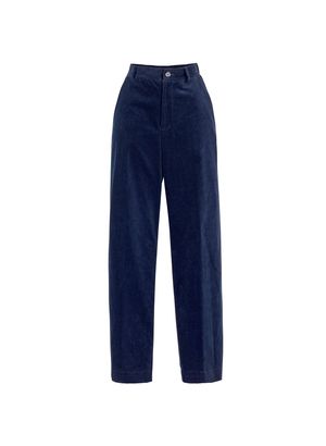 Perry BCI Cotton Trouser in Deep Indigo
