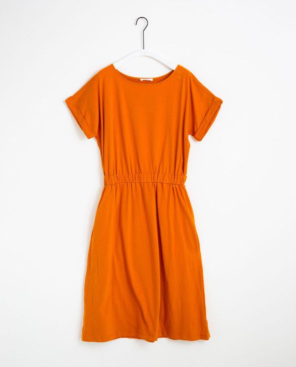 image of Marissa Organic Cotton Dress in Bronze