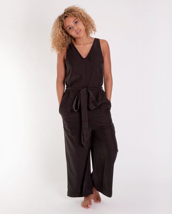 image of Estela-Maria Modal Jumpsuit In Black