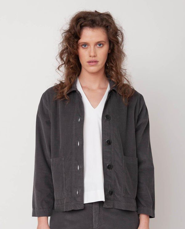 image of Sharon Organic Cotton Jacket in Slate
