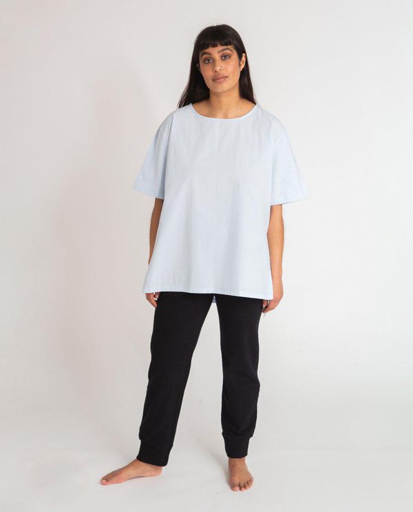 image of Zadie Organic Cotton Trousers in Black