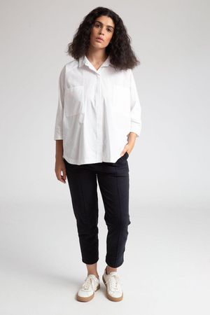 George Organic Cotton Trousers in Black