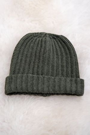 Giselle Alpaca and Recycled Wool Hat in Army