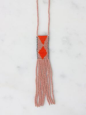 Melako Necklace in Pink and Orange