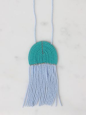 Naapu Necklace in Light Blue and Turquoise