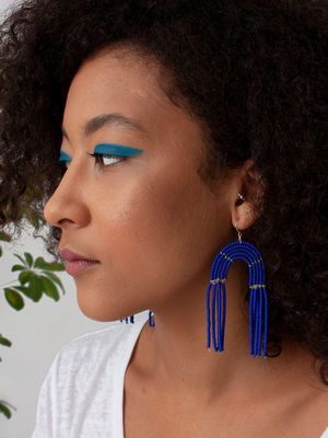 Kalama Earrings in Cobalt