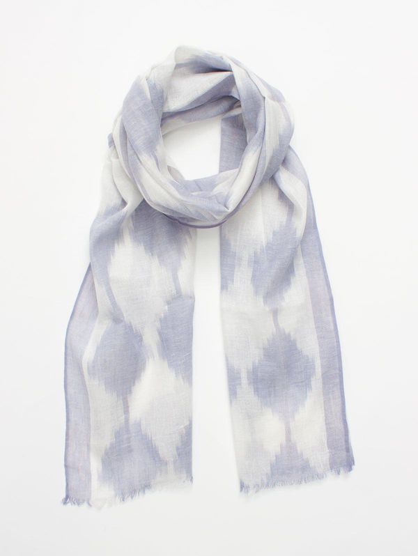 image of Diamond Ikat Scarf in Lilac