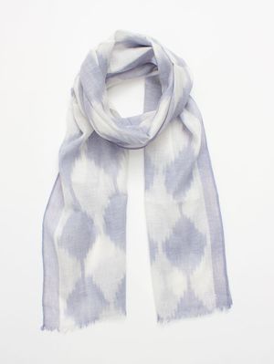 Diamond Ikat Scarf in Lilac