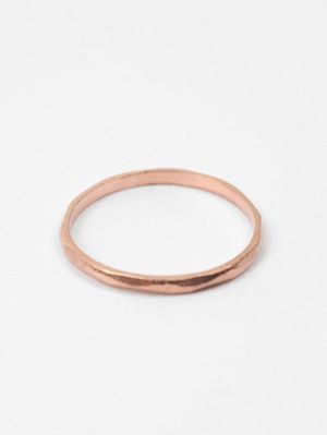 Band Stacking Rings in Rose Gold