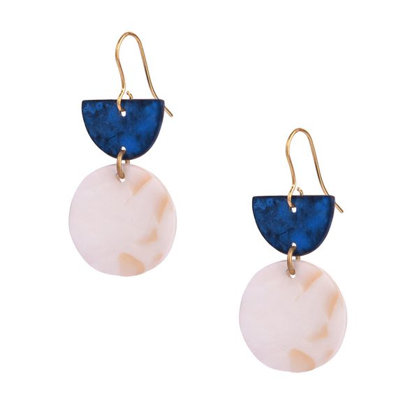 image of Parul Earrings in Rich Blue