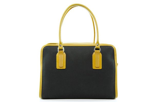 image of Post Bag Black Yellow