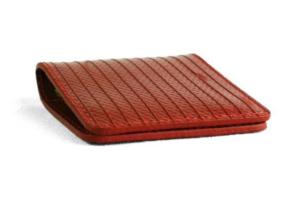 image of Double Card Holder Red