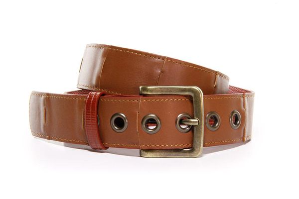image of Fire & Hide Belt in Cognac