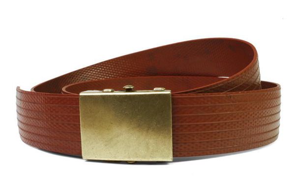 image of The Slider Belt Red/Brass