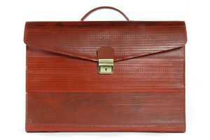 Fire-Hose Attaché Case Red
