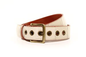 Fire & Hide Belt in Limestone