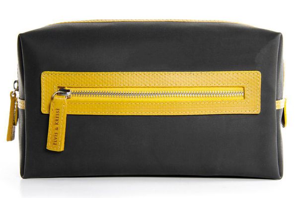 image of Large Washbag Black-Yellow