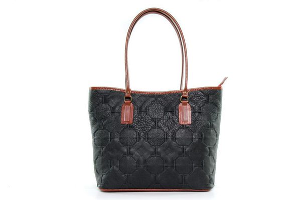 image of Fire & Hide Tote Bag Black Red