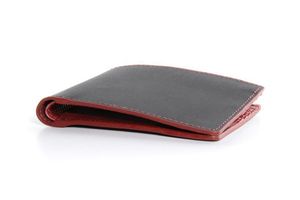 Print Room Wallet in Black and Red