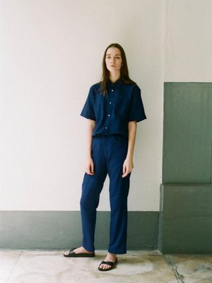 Dark Blue Signature Trousers