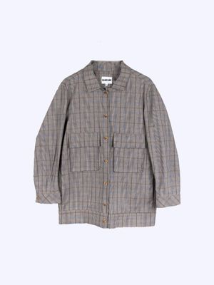 Check Utility Suit Jacket Check