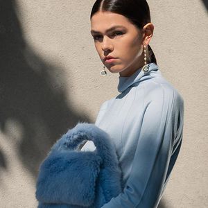 Organic Cotton Parachute Top in Sky