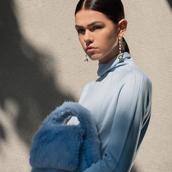 image of Organic Cotton Parachute Top in Sky