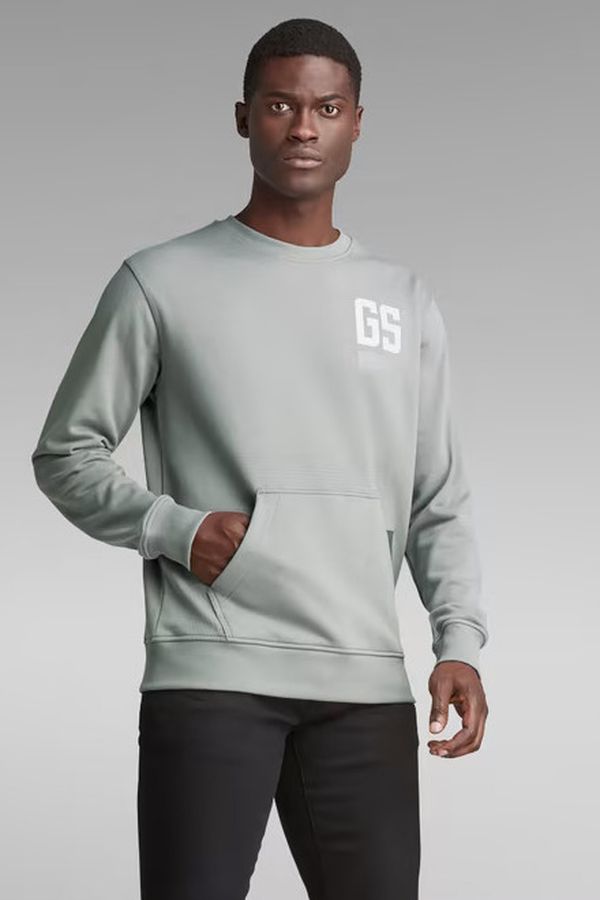 image of Stitch Pocket Sweater in Charcoal