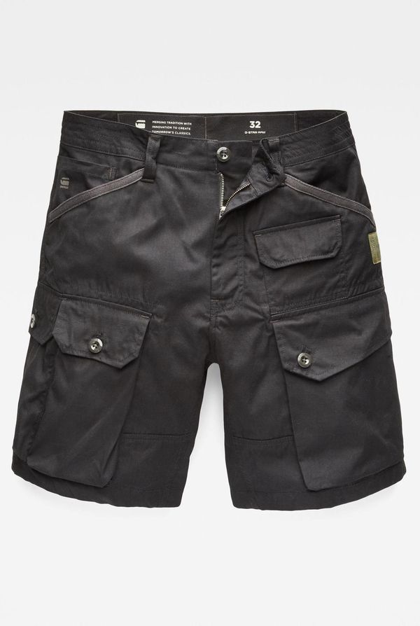 image of Jungle Cargo Shorts in Dark Black
