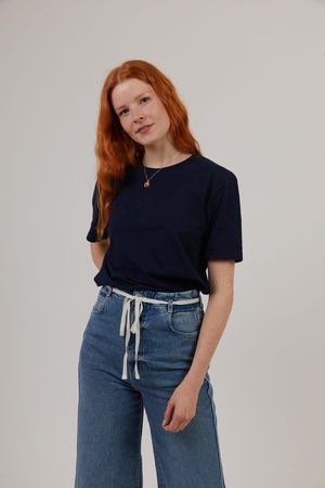 Attenborough Organic T-Shirt - Navy