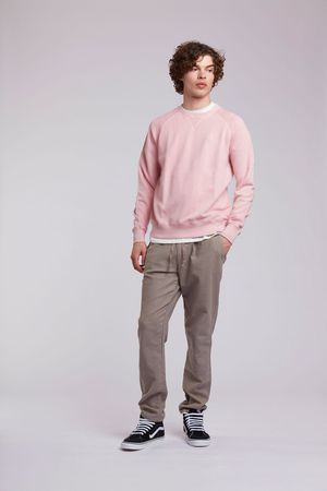 Anton Mens Organic Cotton Crew Neck in Salted Grapes